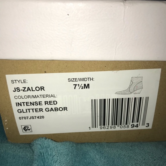 Black and red new Jessica Simpson Boots! Size 7.5 - Picture 8 of 15